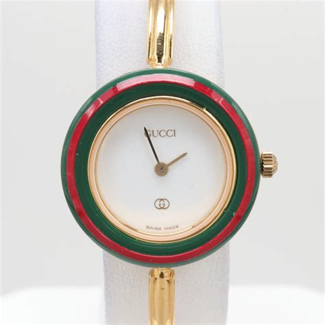 gucci bezel watch 1100 replacement band|gucci watch changeable bezels.